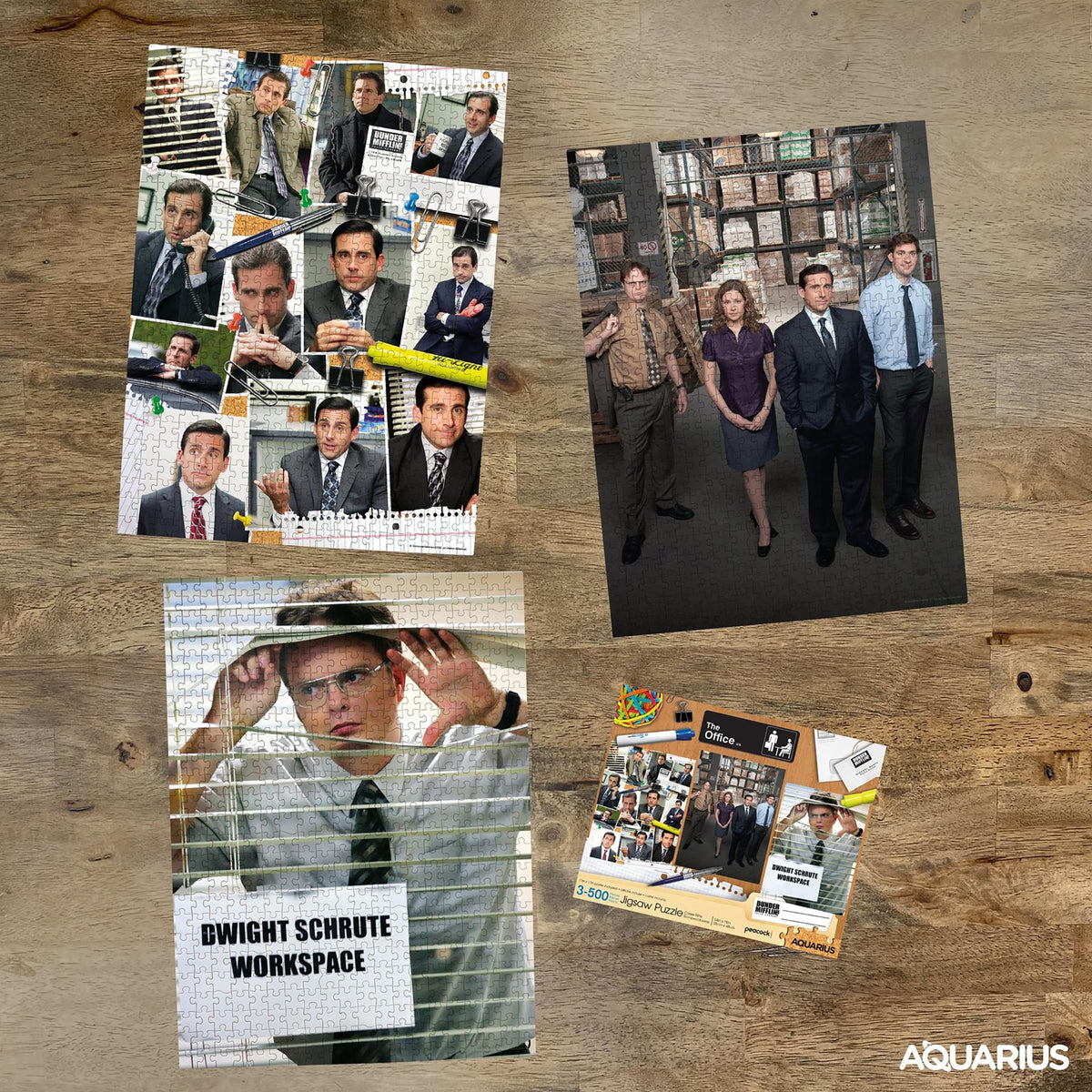 The Office 500 Piece Jigsaw Puzzle 3-Pack