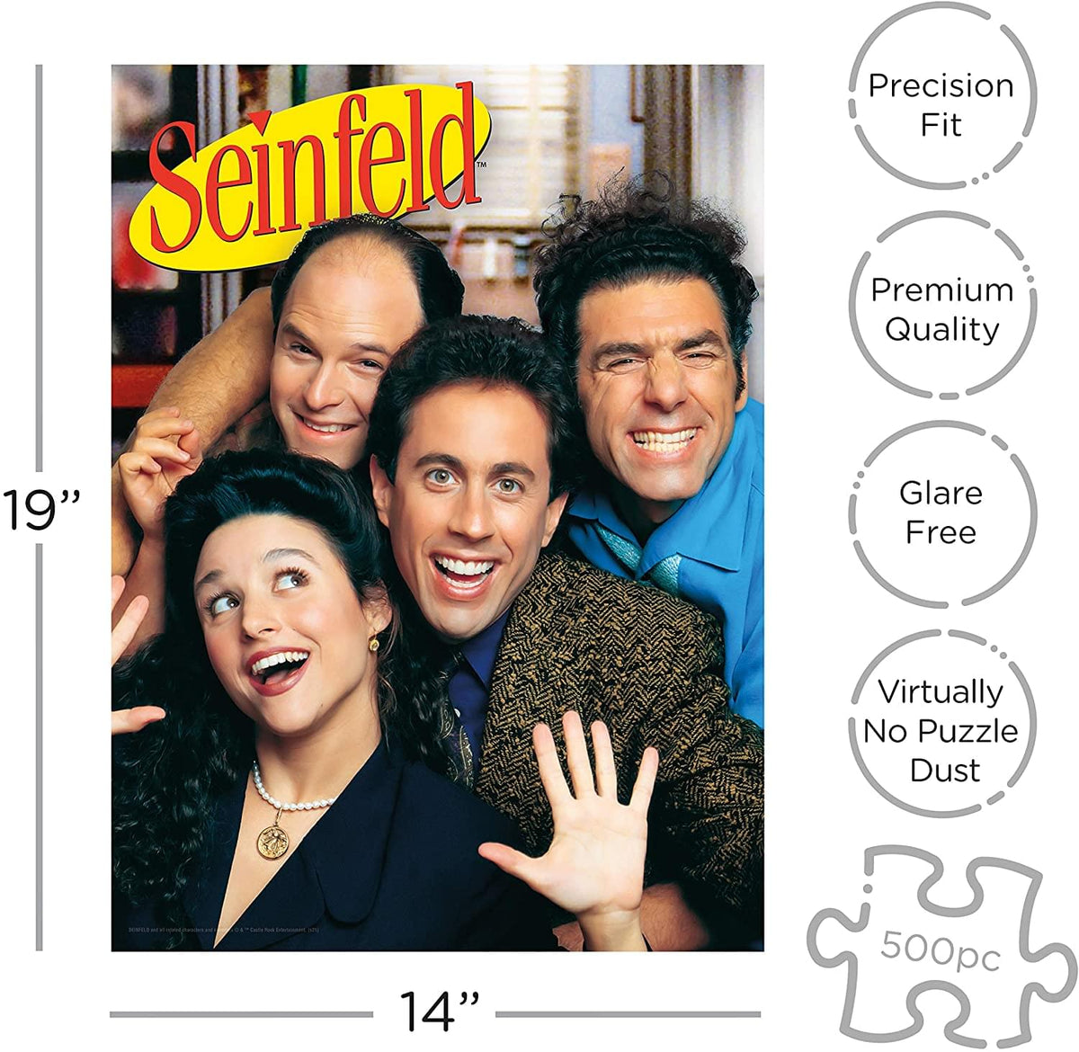 Seinfeld Cast 500 Piece Jigsaw Puzzle