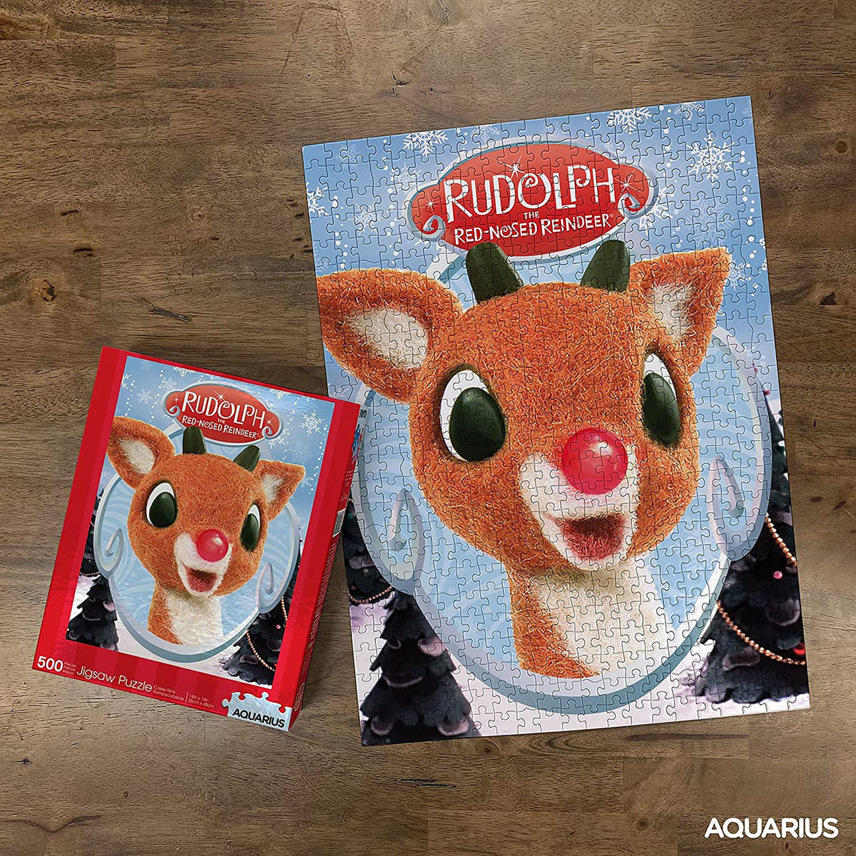 Rudolph the Red-Nosed Reindeer Collage 500 Piece Jigsaw Puzzle