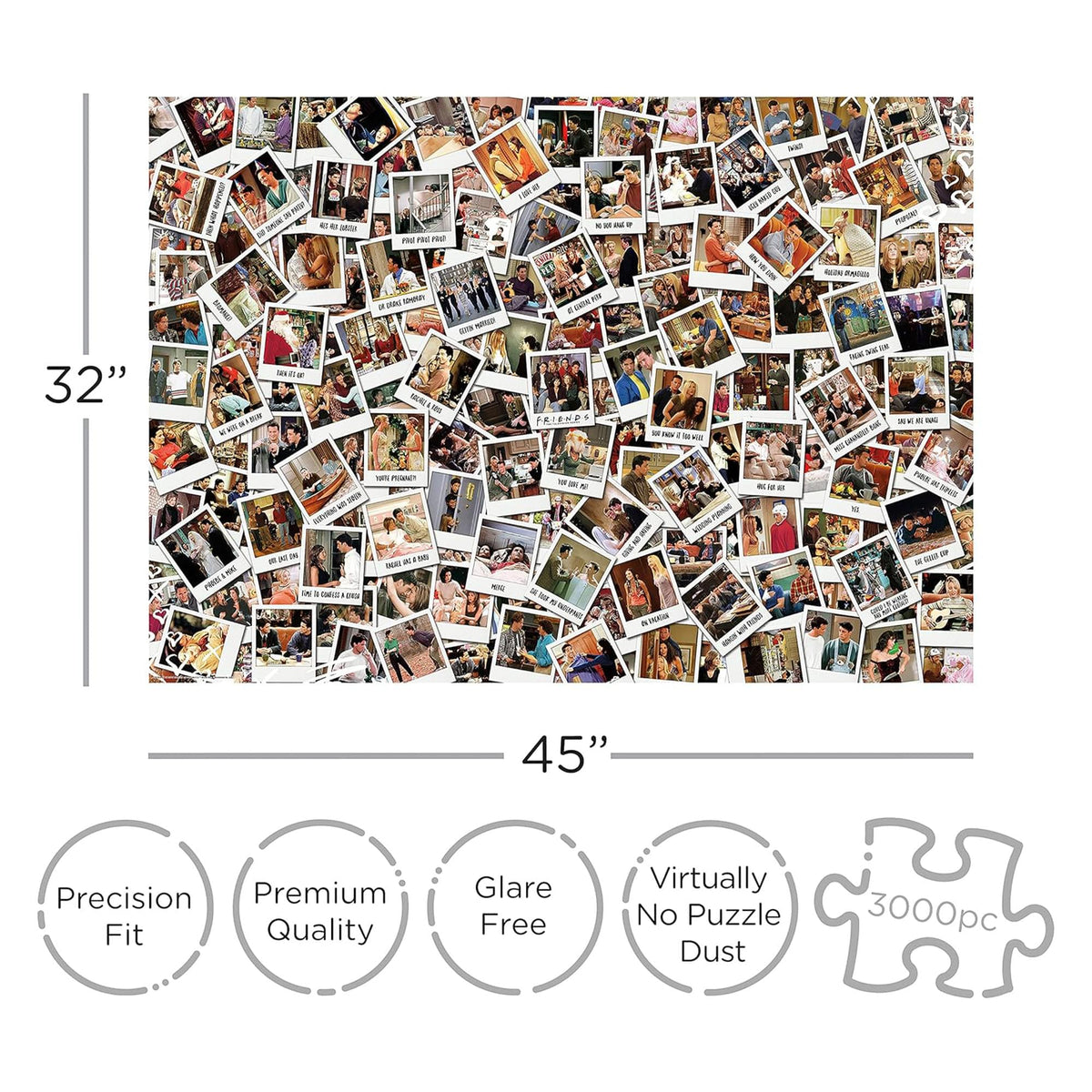 Friends TV Series 3000 Piece Jigsaw Puzzle