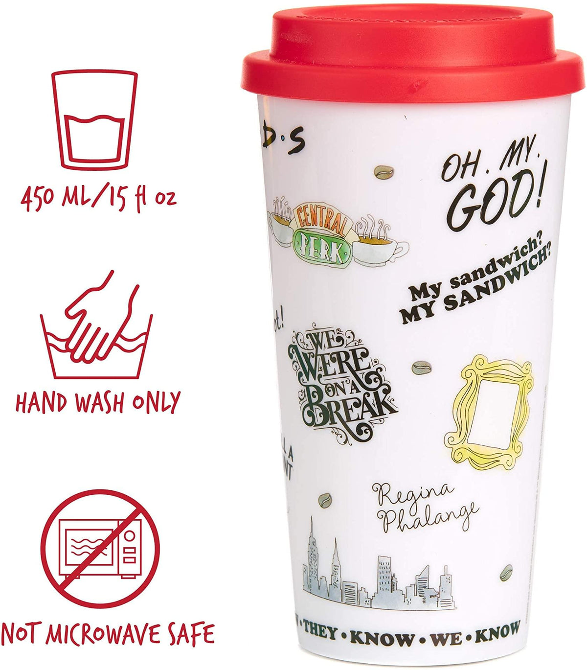 Friends Central Perk 15oz Travel Mug