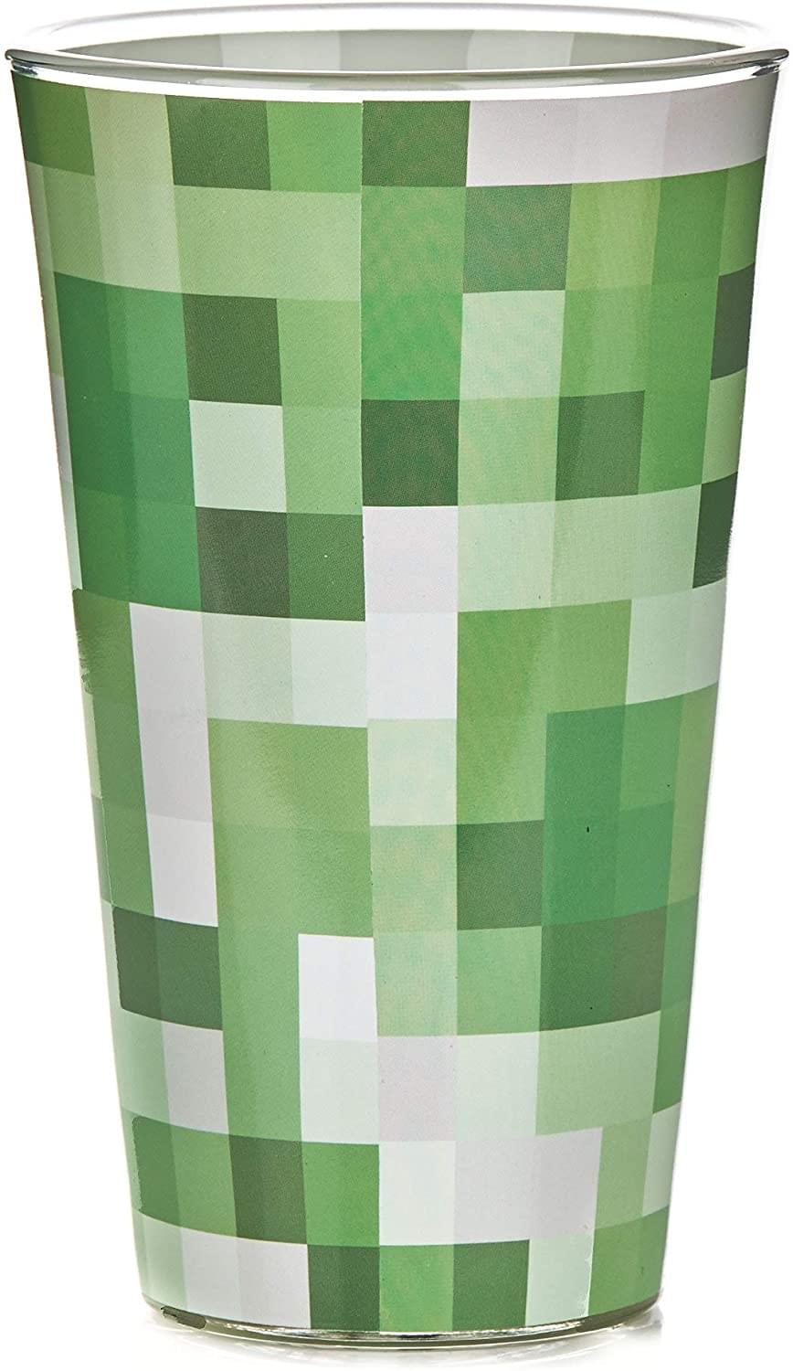 Minecraft Creeper 14oz Glass Tumbler