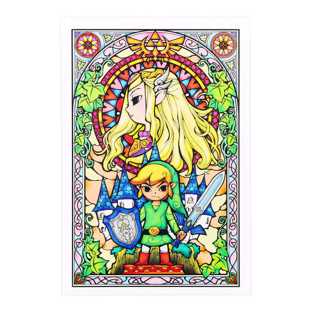 The Legend Of Zelda Stained Glass Hardback Journal