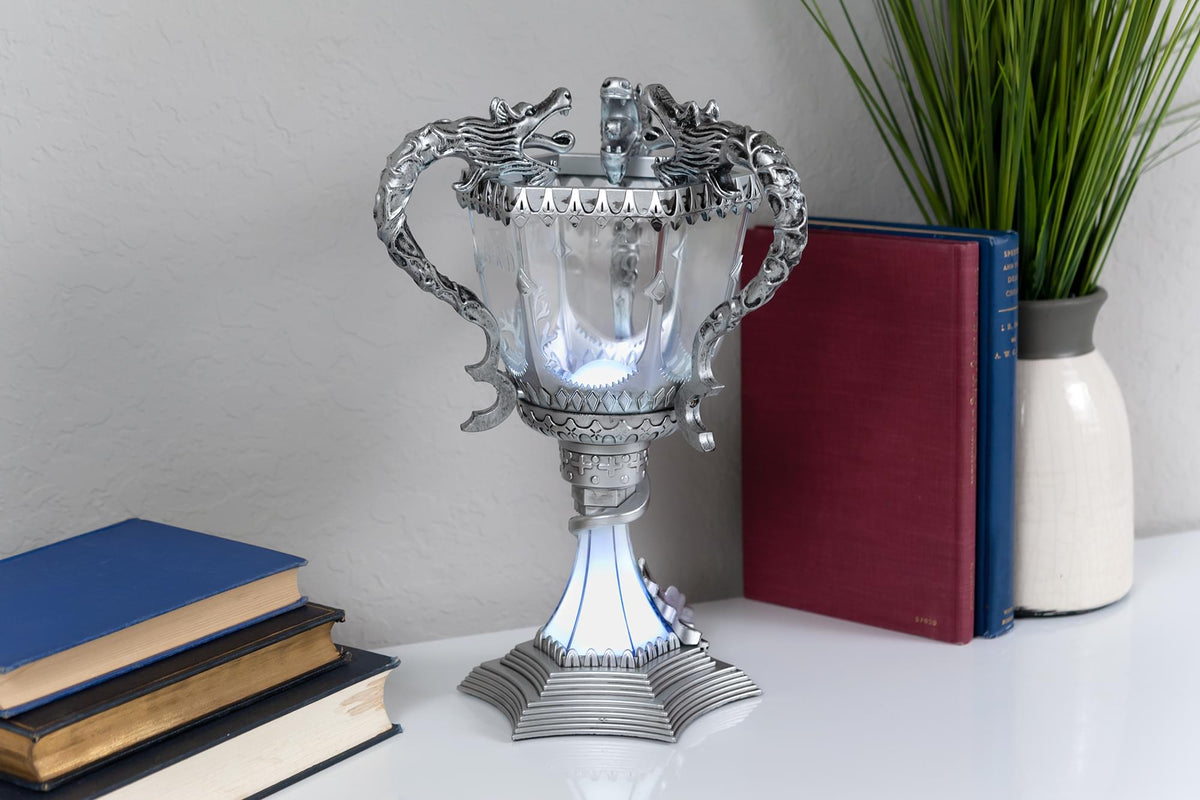 Harry Potter Triwizard Cup Battery Operated Mood Light | 13-Inch Tall LED Lamp