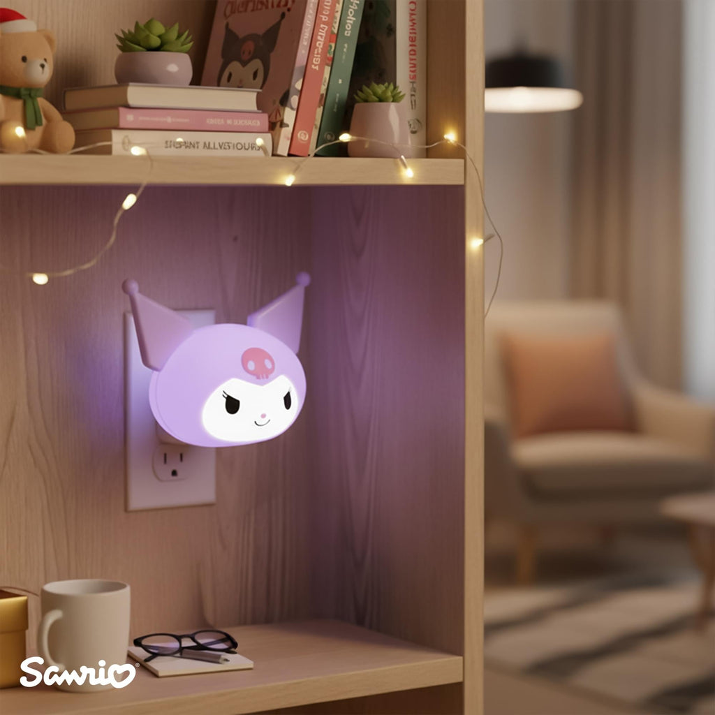 Sanrio Kuromi Face Plug-In Nightlight