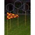 Harry Potter Quidditch Rings and Flags Lawn Decor