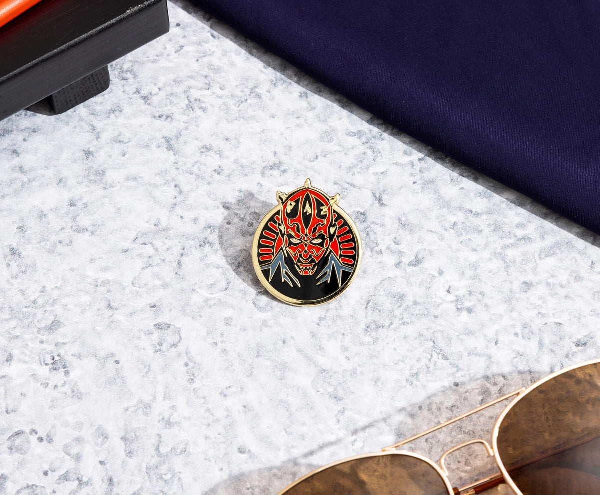 Star Wars Darth Maul Face Enamel Collector Pin