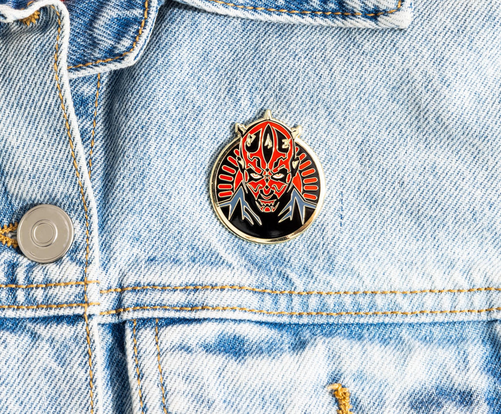 Star Wars Darth Maul Face Enamel Collector Pin