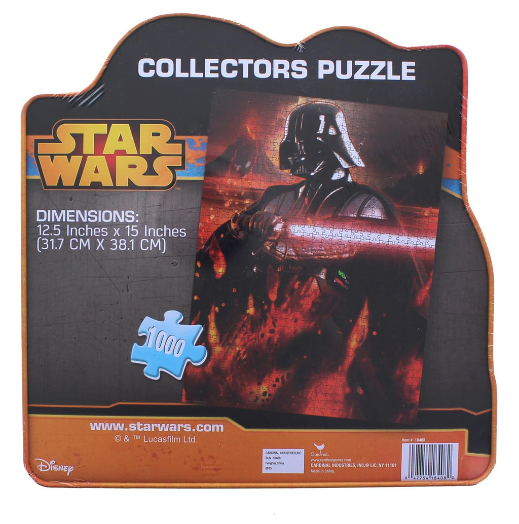 Star Wars 1000 Piece Collectors Tin Jigsaw Puzzle | Darth Vader