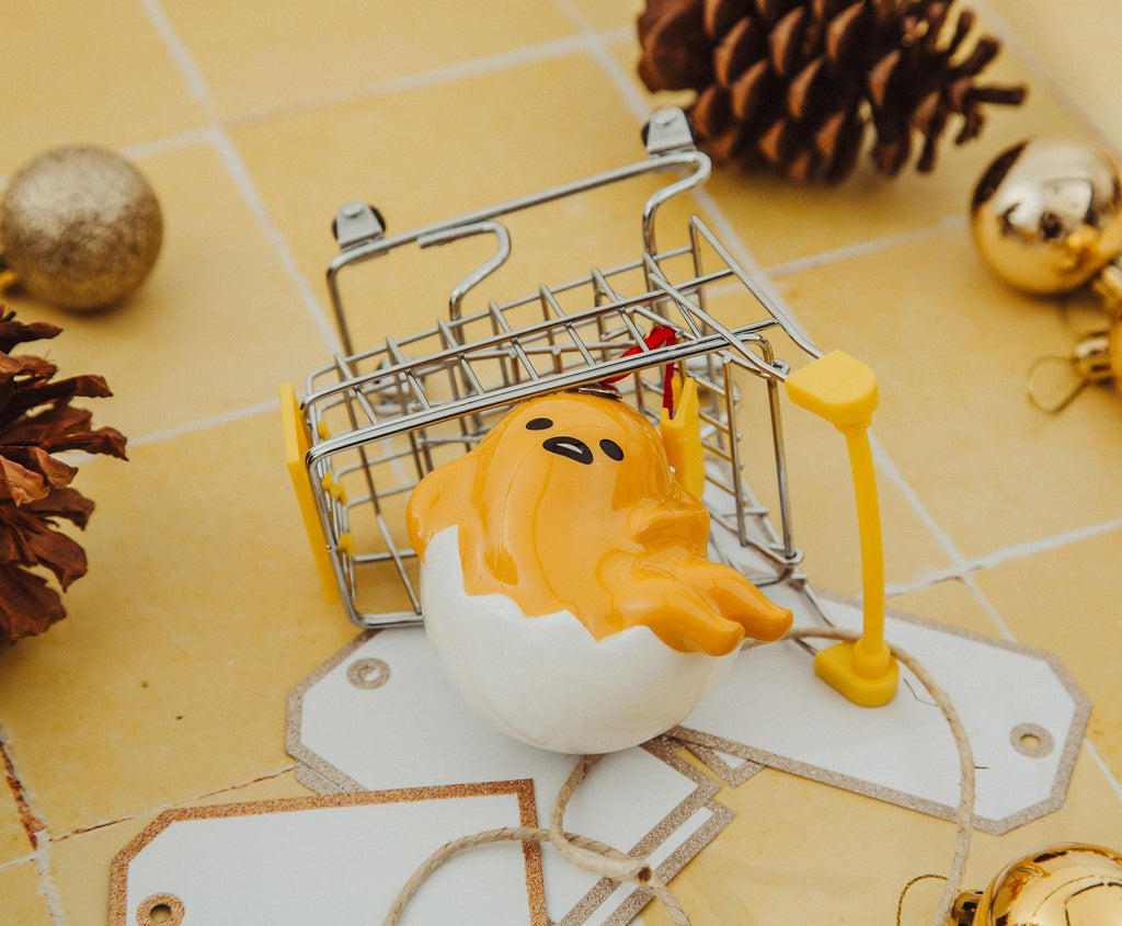 Sanrio Gudetama 4-Inch Shatterproof Decoupage Ornament