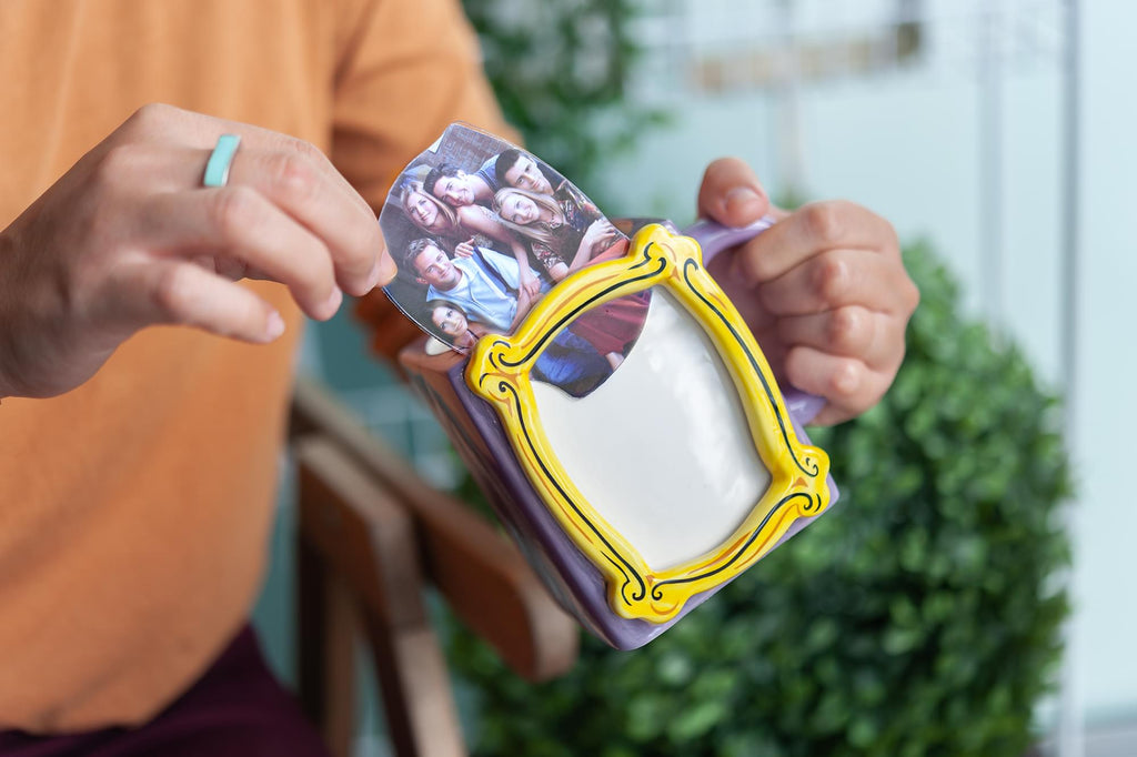 Friends Personalized Coffee Mug | Display Your Own Photo In Frame | 20 Ounces