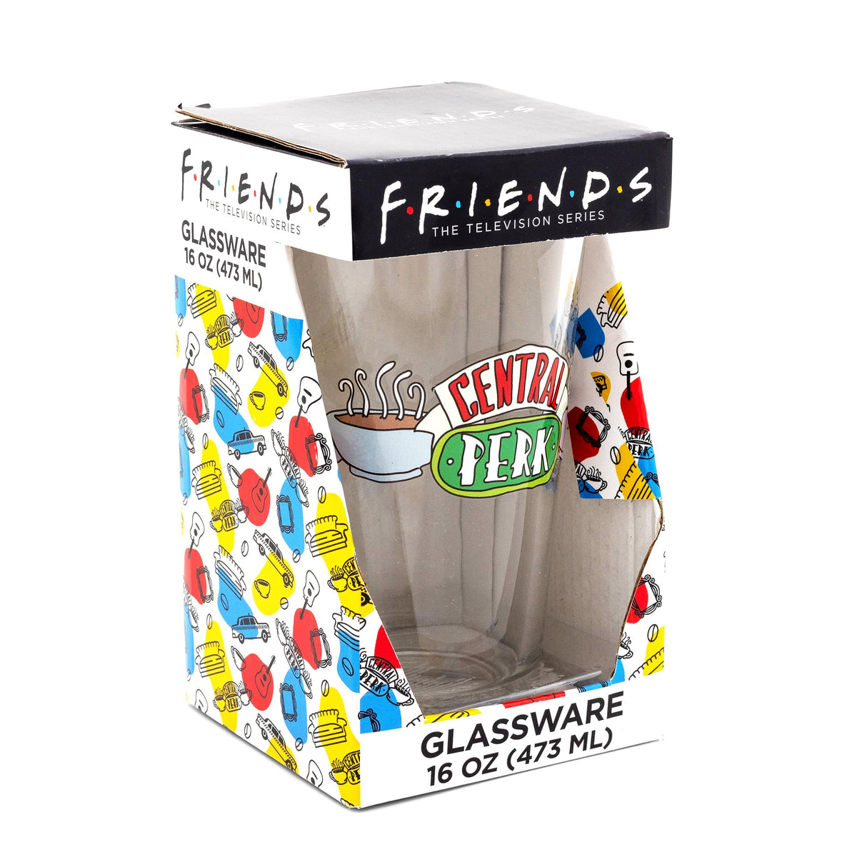 Friends Central Perk Logo Pint Glass | Holds 16 Ounces