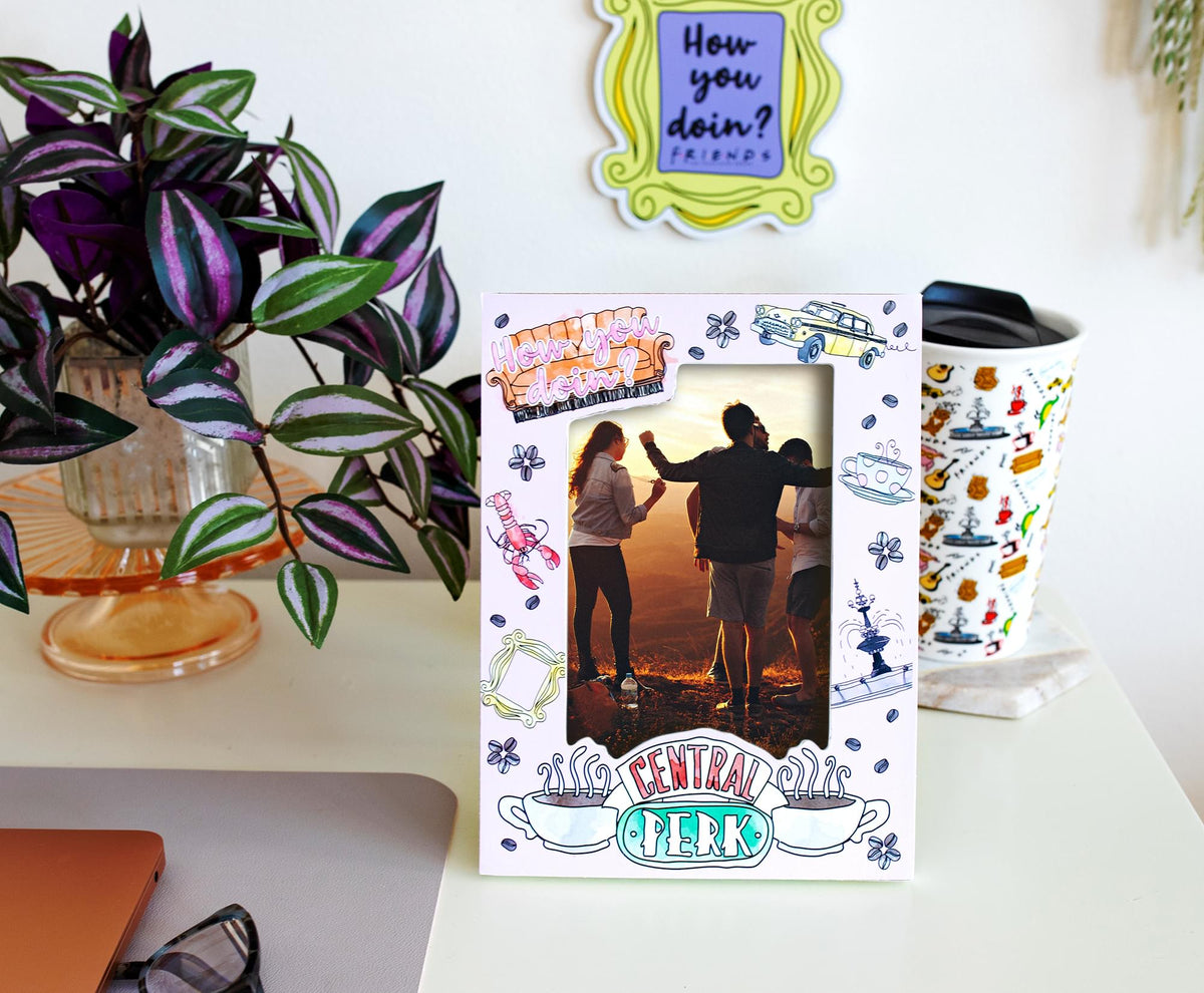 Friends Central Perk Die-Cut Photo Frame | 4 x 6 Inches