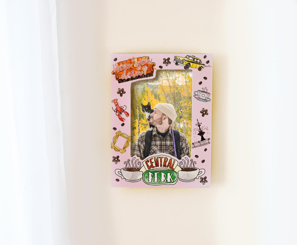 Friends Central Perk Die-Cut Photo Frame | 4 x 6 Inches