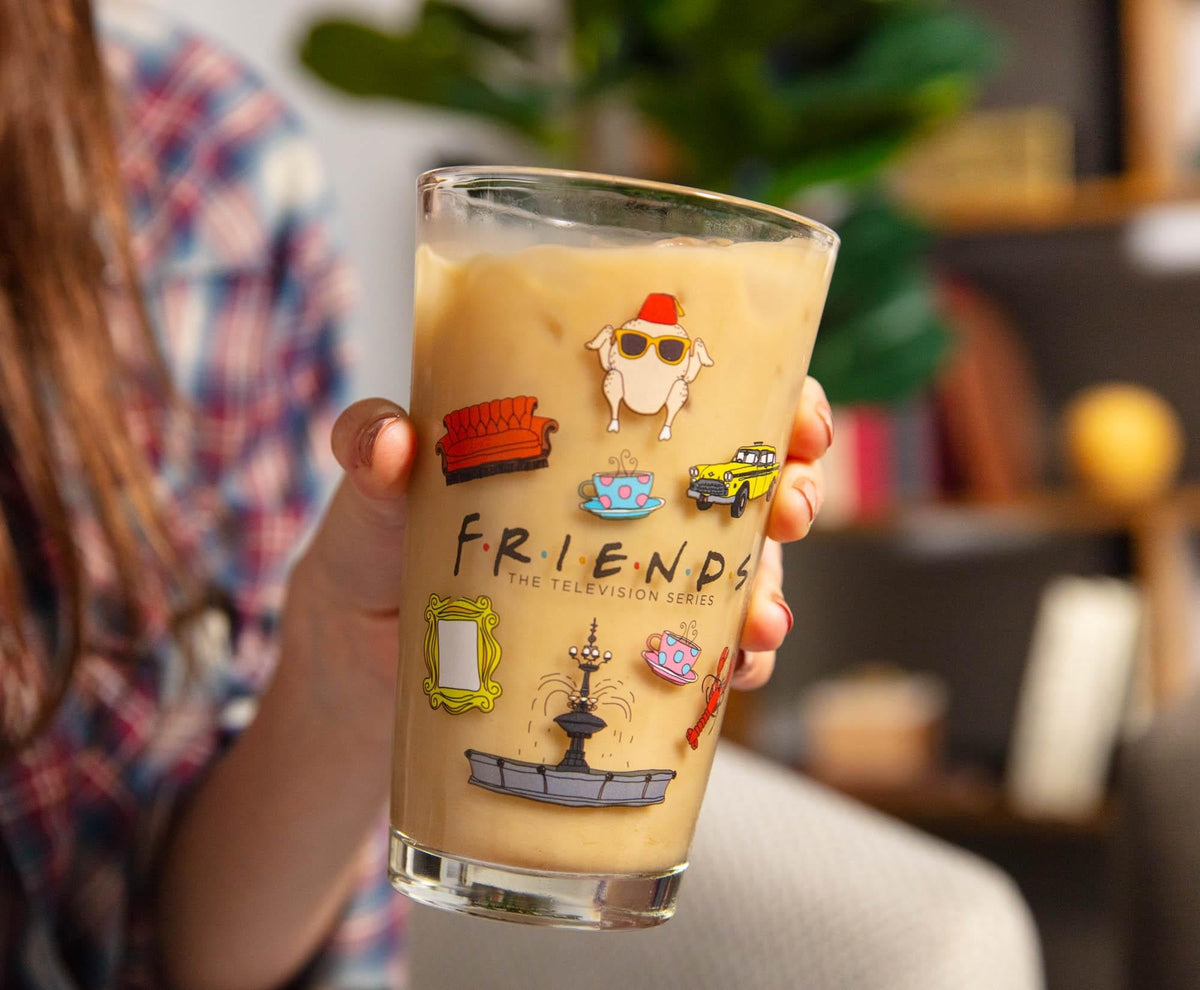 Friends Iconography Pint Glass and Ceramic Mug Set