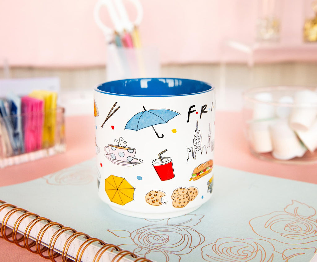Friends Icons Ceramic Mug | Holds 13 Ounces