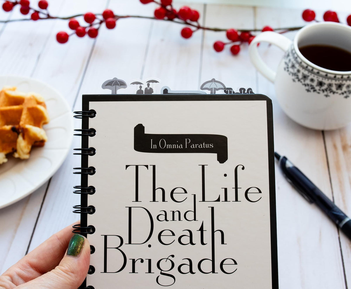 Gilmore Girls Life and Death Brigade 5-Tab Spiral Notebook With 75 Sheets
