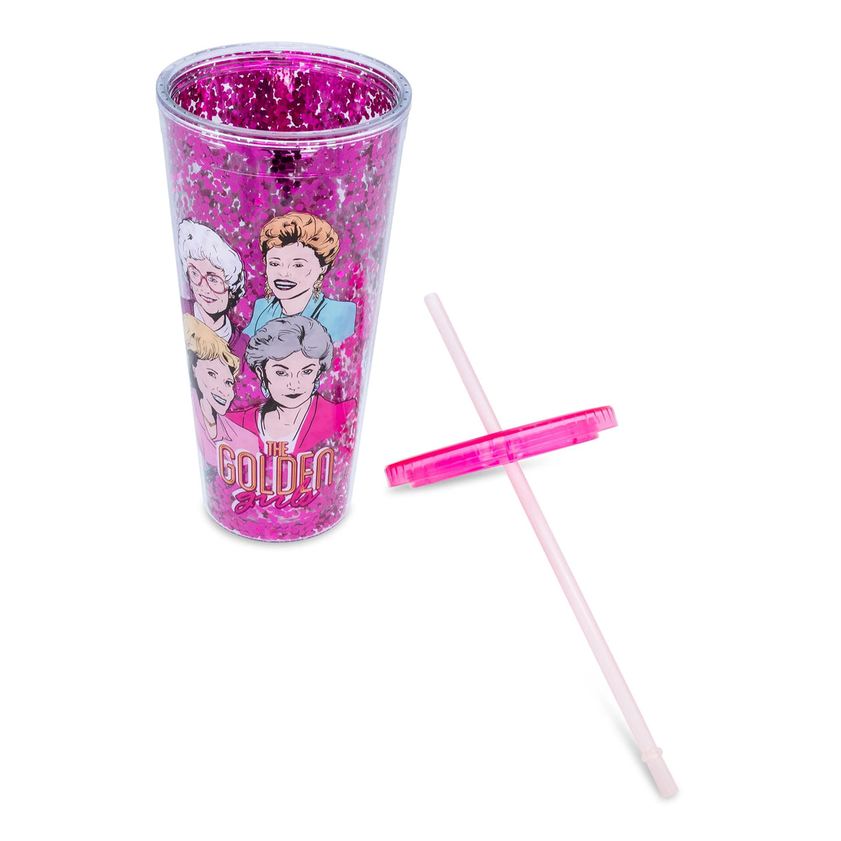 The Golden Girls Confetti Carnival Cup With Lid and Straw | Hold 32 Ounces