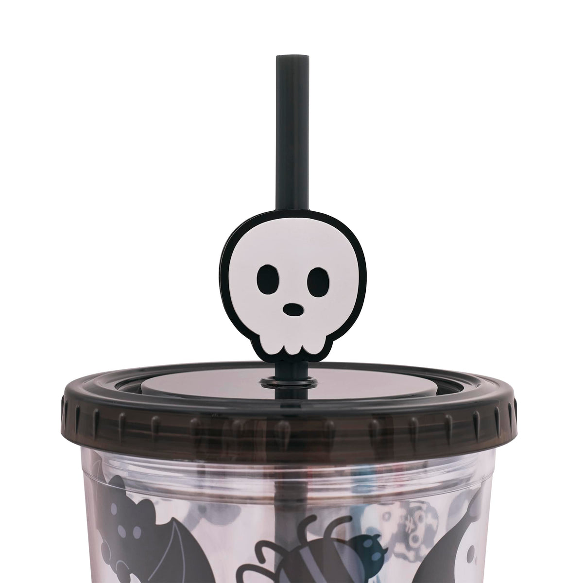 Sanrio Hello Kitty Halloween 24-Ounce Carnival Cup With Lid and Straw Topper Charm