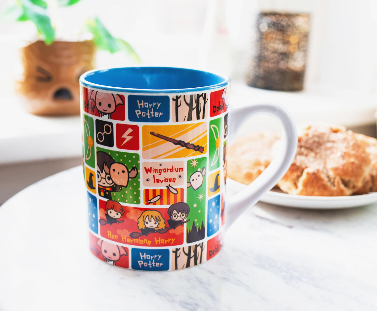 Harry Potter Chibi Characters Ceramic Mug | Holds 14 Ounces