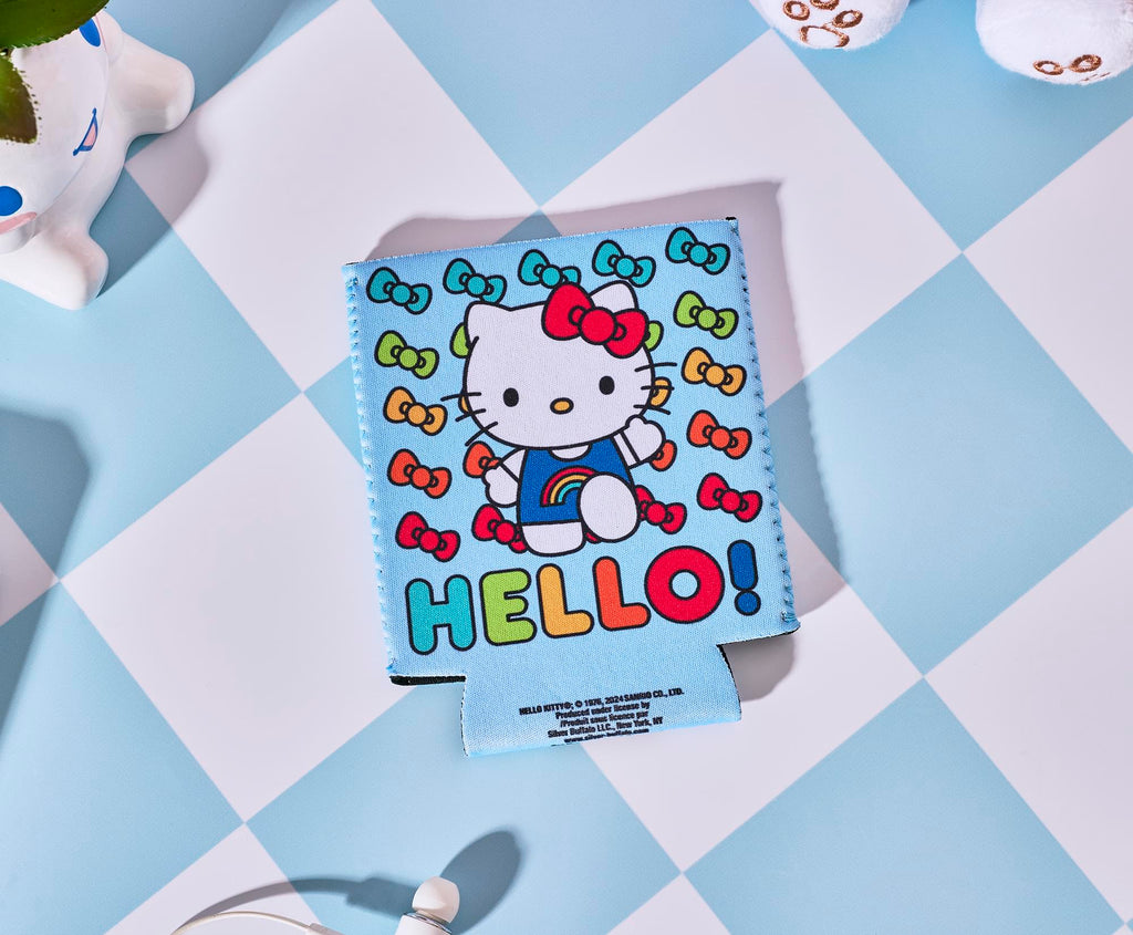 Sanrio Hello Kitty Rainbow Bows Foam Can Hugger