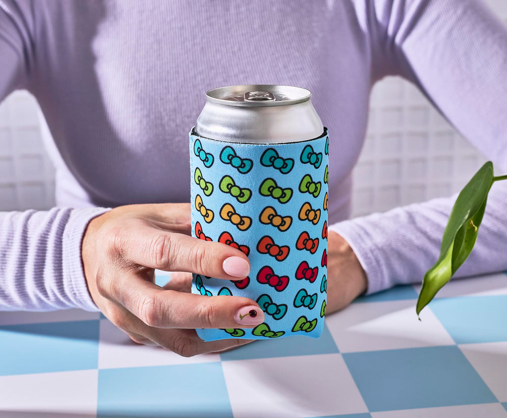 Sanrio Hello Kitty Rainbow Bows Foam Can Hugger