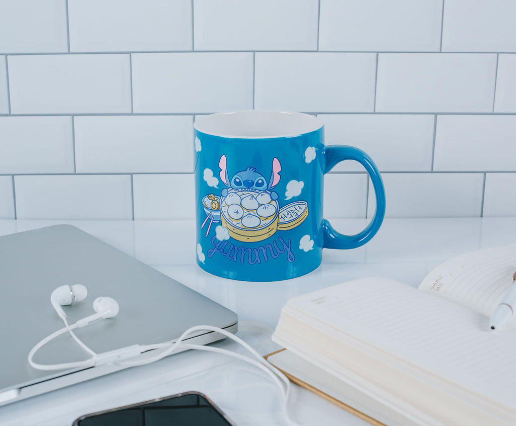 Disney Lilo & Stitch "Yummy" Ceramic Mug | Holds 20 Ounces