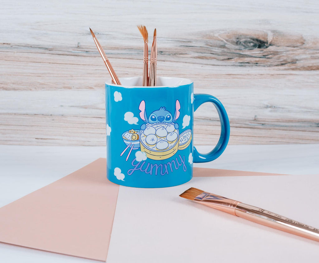 Disney Lilo & Stitch "Yummy" Ceramic Mug | Holds 20 Ounces
