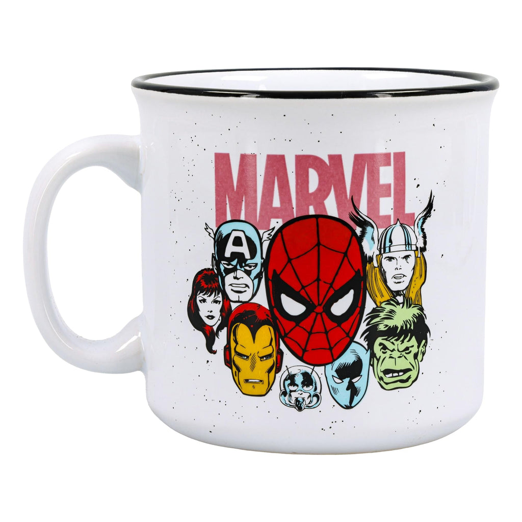 Marvel Comics Super Heroes Group 20-Ounce Ceramic Camper Mug