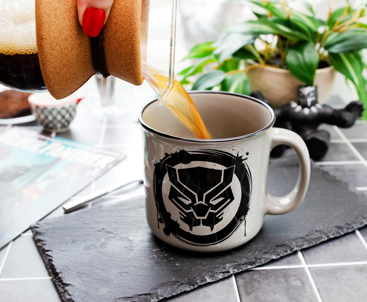 Marvel Comics Black Panther Ceramic Mug | Holds 20 Ounces