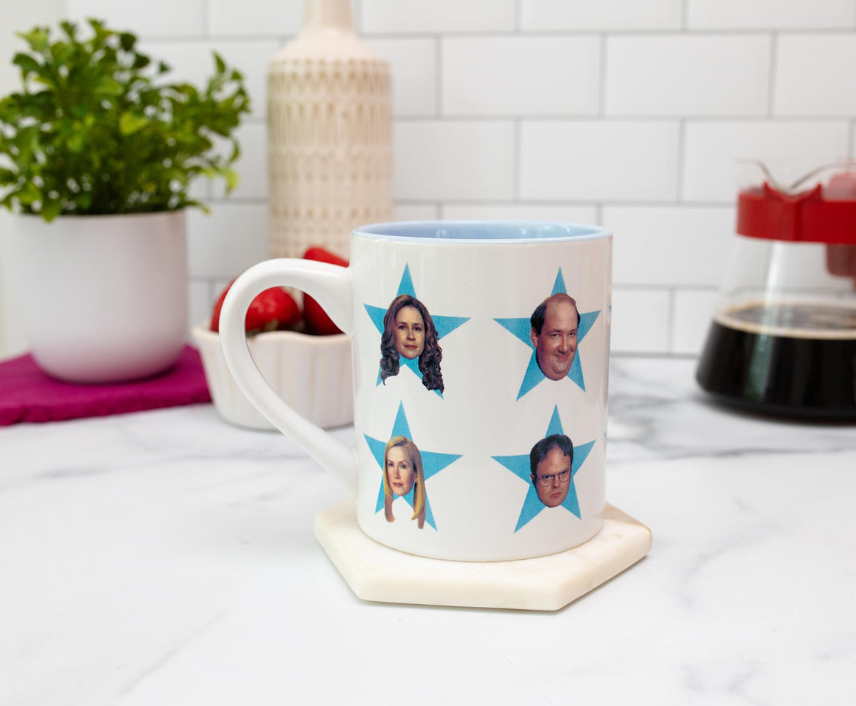 The Office Cast Stars Ceramic Mug | Holds 14 Ounces