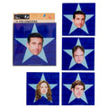 The Office Star Faces Glass Drink Coasters | Set of 4