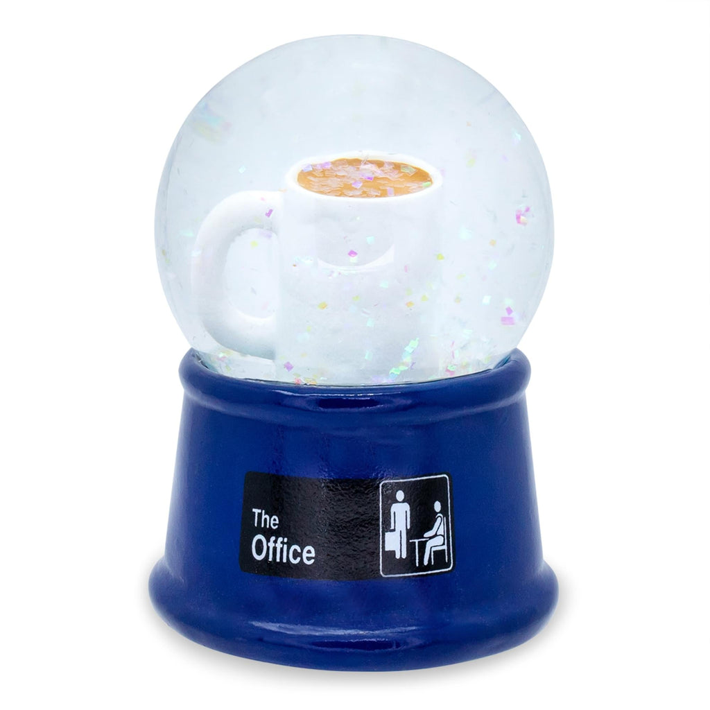 The Office "World's Best Boss" Mug 3-Inch Mini Light-Up Snow Globe