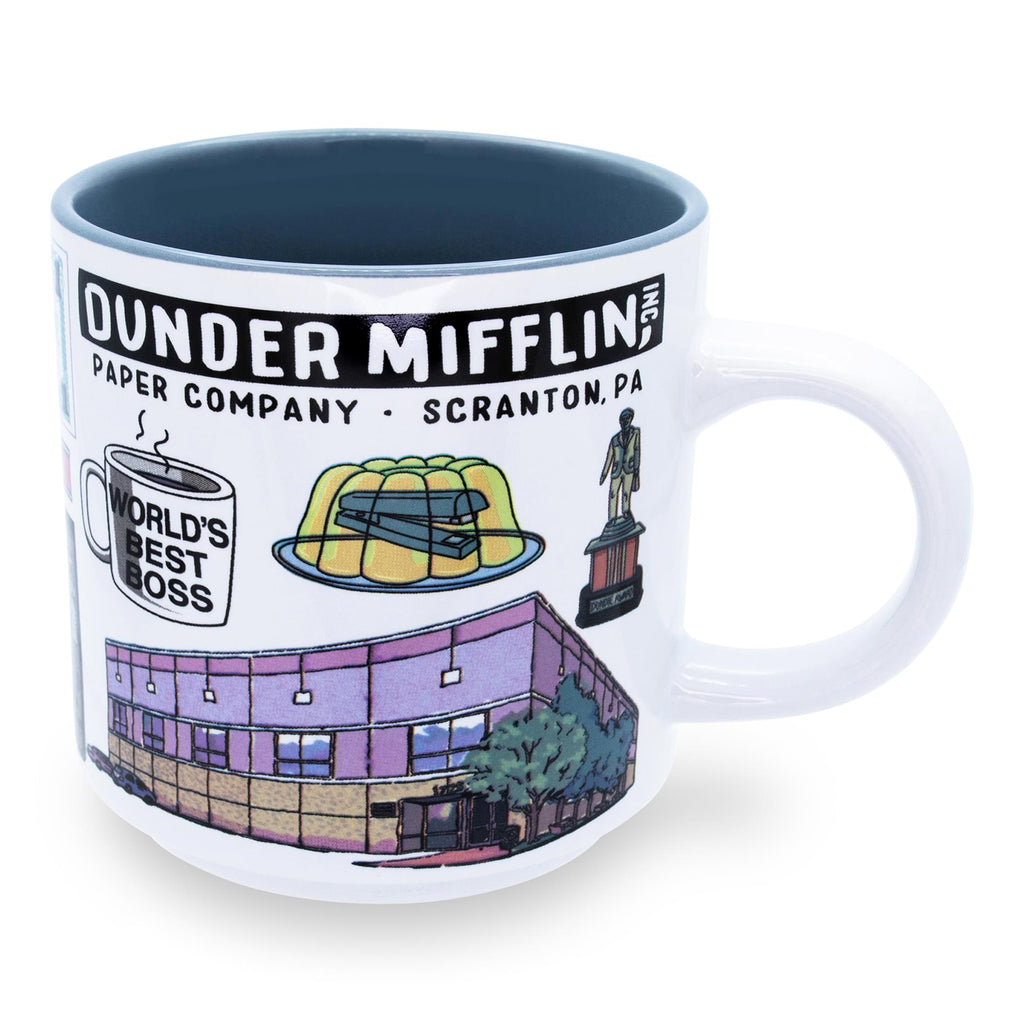 The Office Icons Ceramic Mug | Holds 13 Ounces