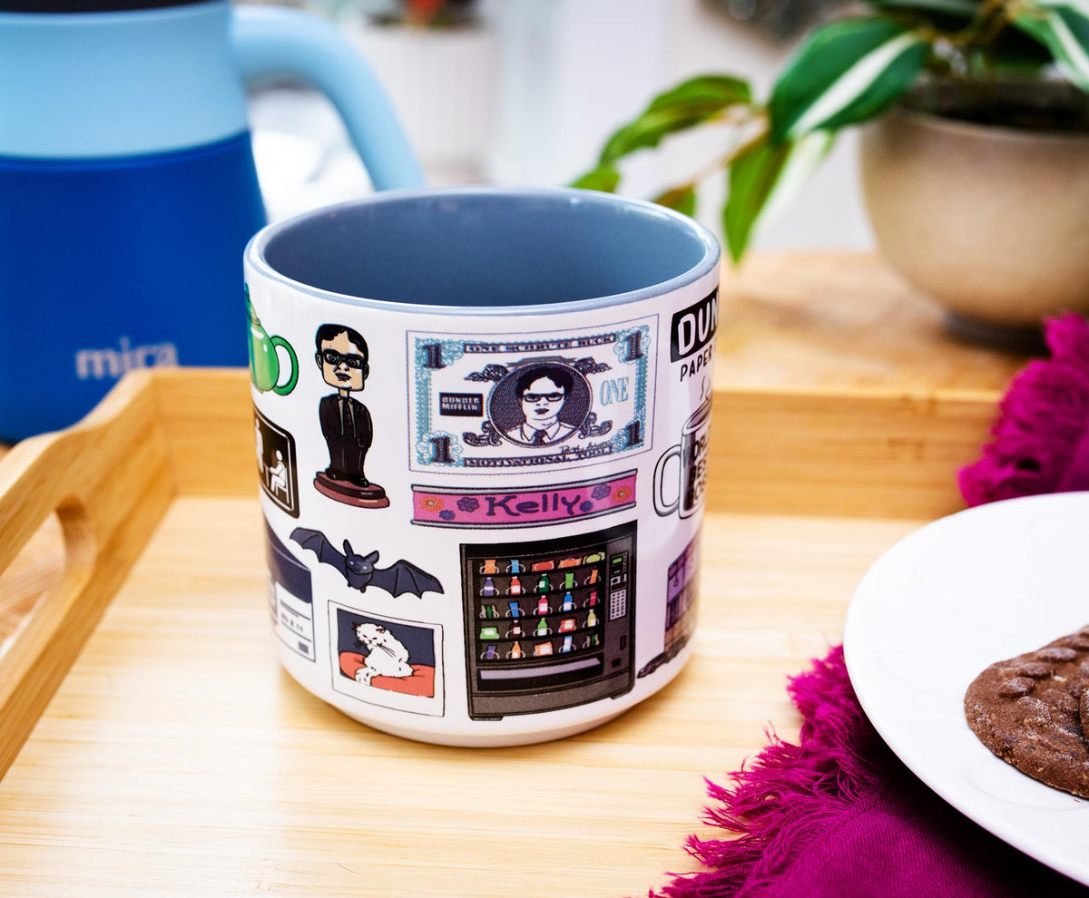 The Office Icons Ceramic Mug | Holds 13 Ounces