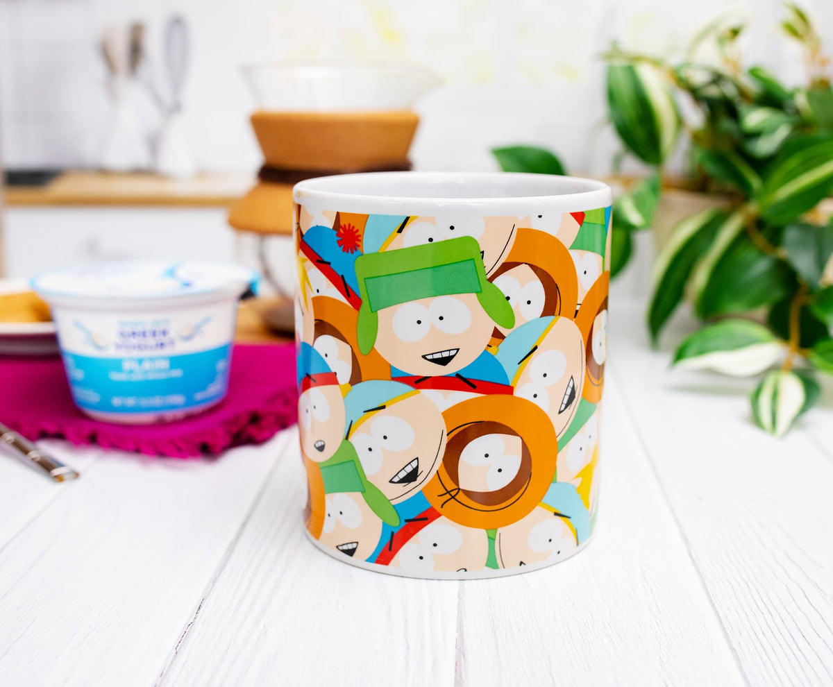 South Park Character Faces Ceramic Mug | Holds 20 Ounces