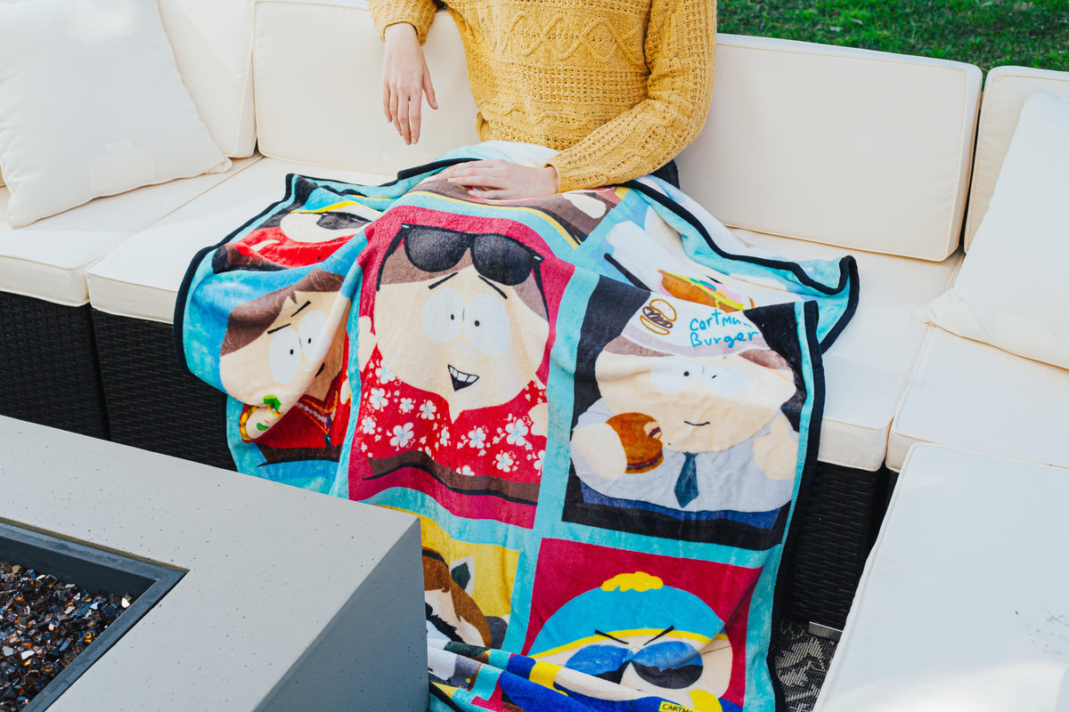 South Park Eric Cartman Raschel Throw Blanket | 45 x 60 Inches