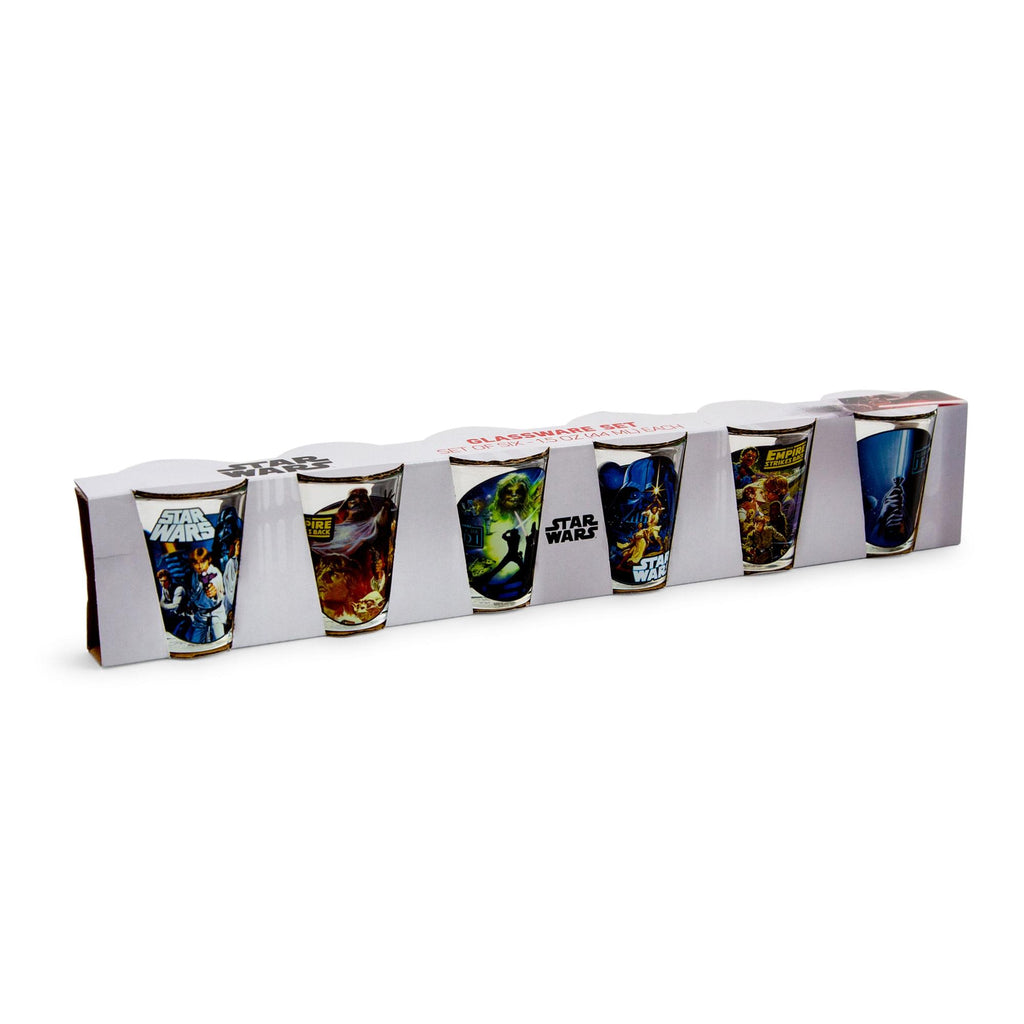 Star Wars Original Trilogy 2-Ounce Mini Shot Glasses | Set of 6