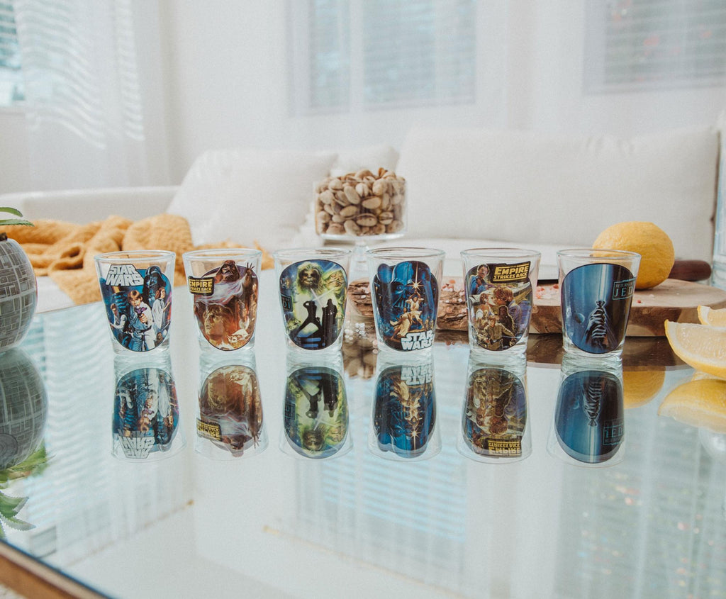 Star Wars Original Trilogy 2-Ounce Mini Shot Glasses | Set of 6