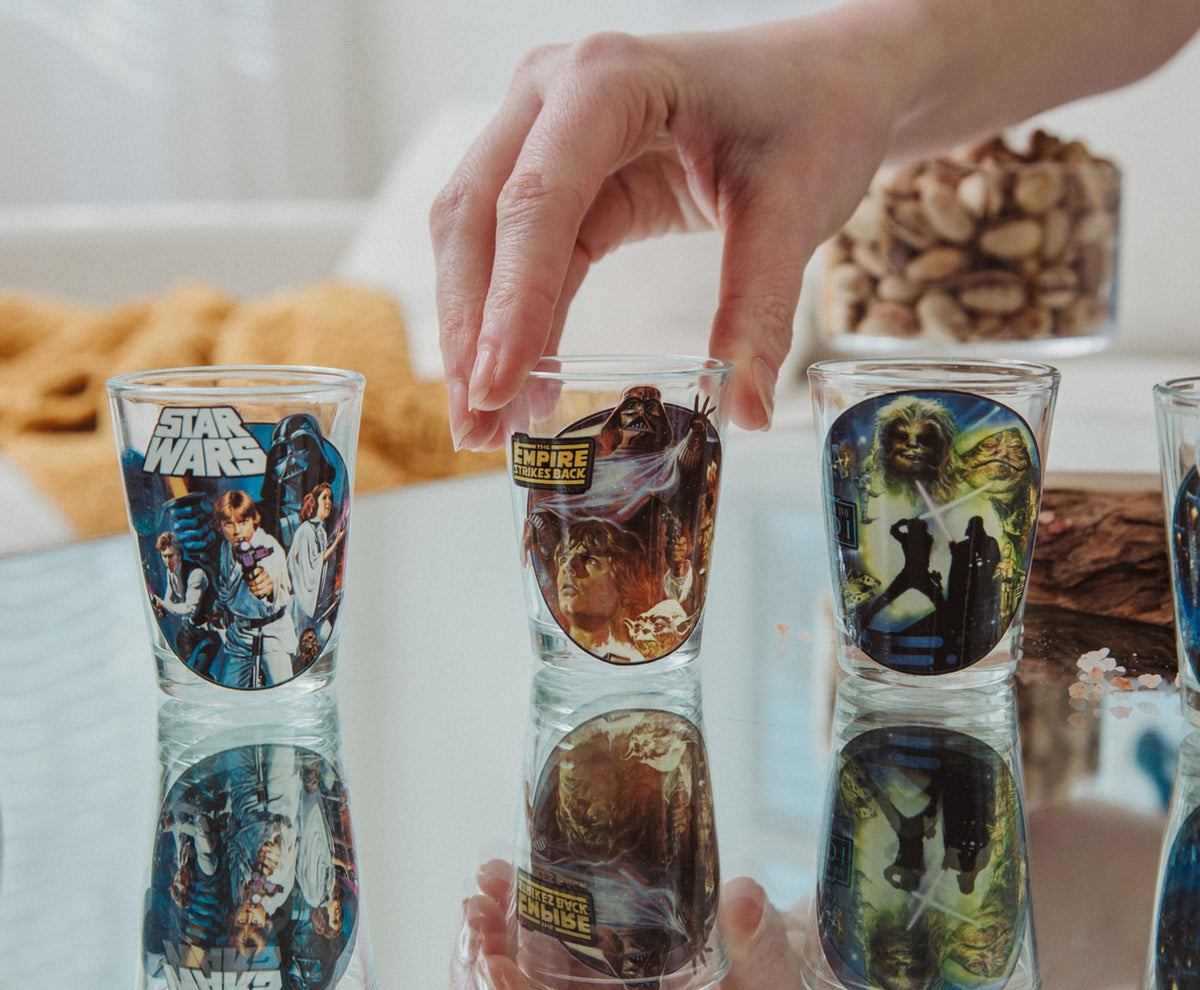 Star Wars Original Trilogy 2-Ounce Mini Shot Glasses | Set of 6