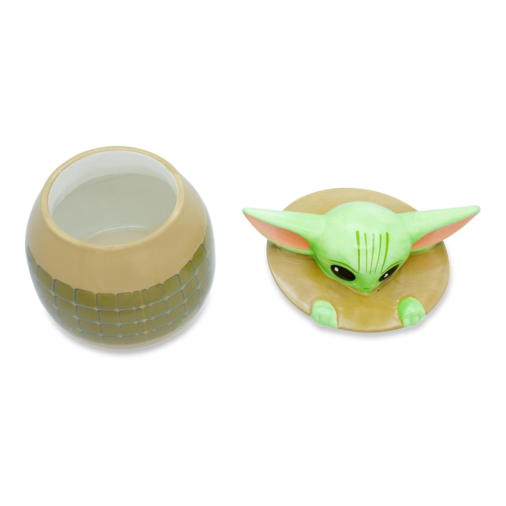 Star Wars: The Mandalorian Grogu Ceramic Cookie Jar Container | 6 Inches Tall
