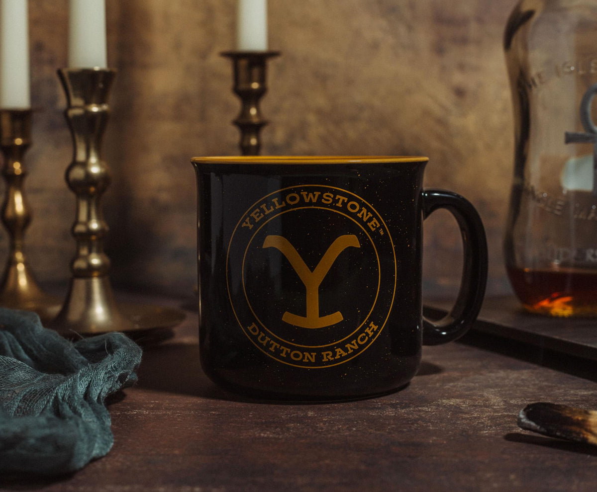 Yellowstone Dutton Ranch Ceramic Camper Mug | Holds 20 Ounces