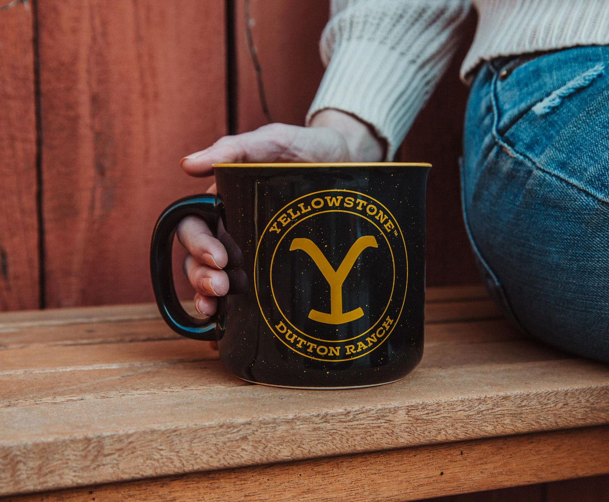 Yellowstone Dutton Ranch Ceramic Camper Mug | Holds 20 Ounces