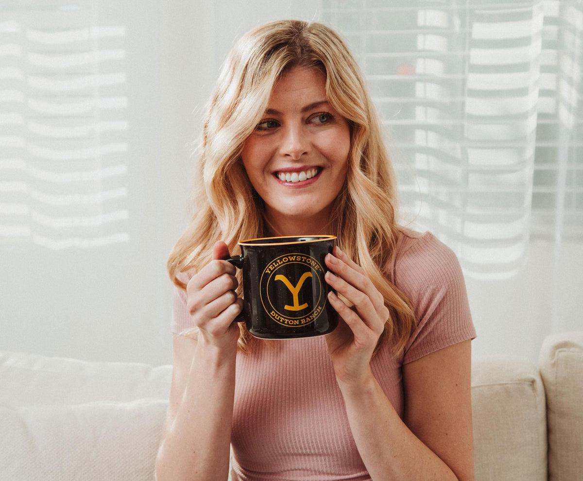 Yellowstone Dutton Ranch Ceramic Camper Mug | Holds 20 Ounces