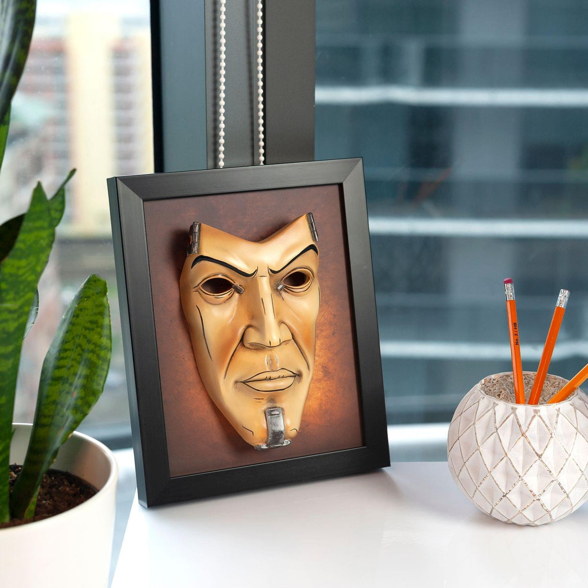 Borderlands 2 Handsome Jack Wall Art | Hand-Painted Mask