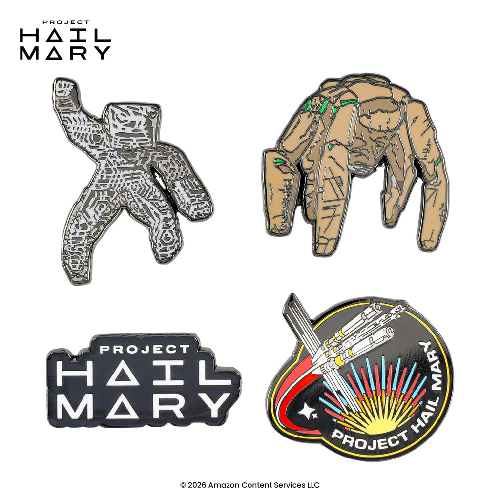 Project Hail Mary 4-Piece Enamel Pin Set