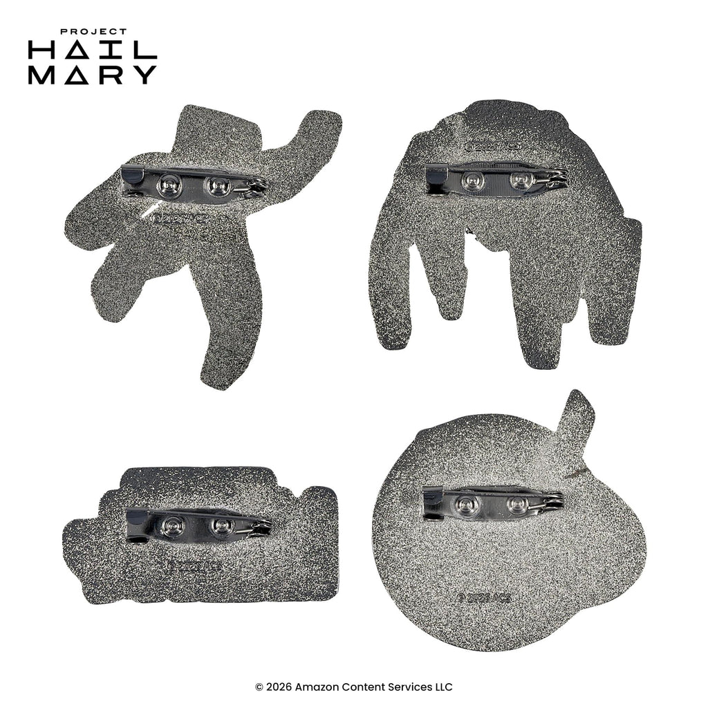 Project Hail Mary 4-Piece Enamel Pin Set