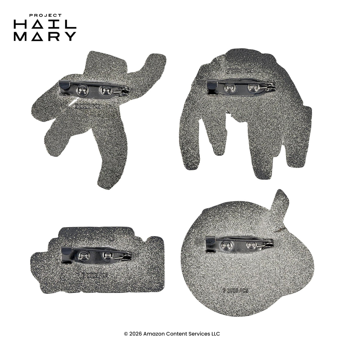 Project Hail Mary 4-Piece Enamel Pin Set