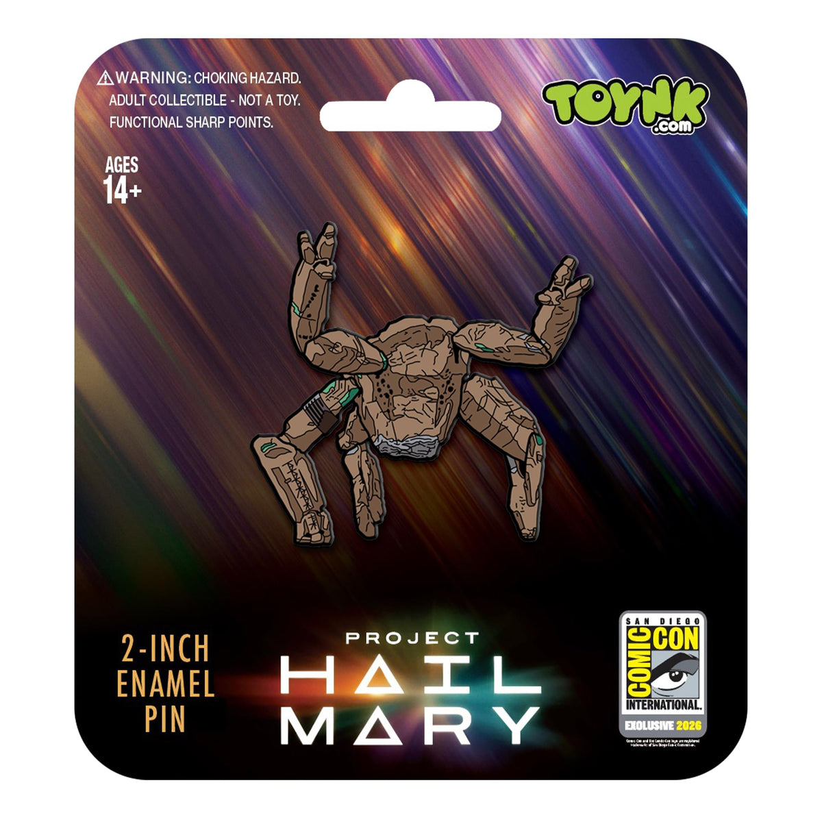 Project Hail Mary Rocky Jazz Hands 2-Inch Enamel Pin