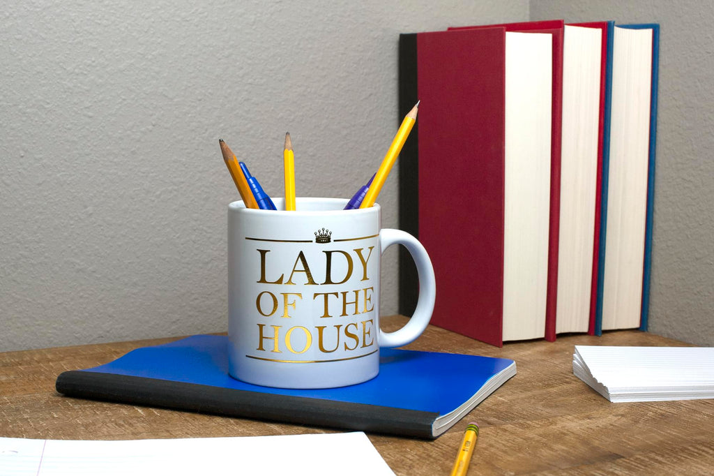"Lady of the House" Downton Abbey Inspired Coffee Mug | Large Ceramic Mug | 20 Ounces